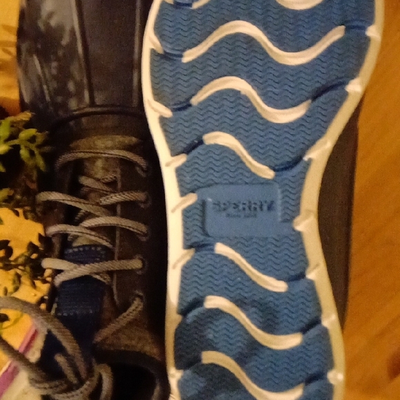 Women's Waterproof Navy Boots - Picture 3 of 7